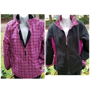 EUC Faded Glory reversible jacket S